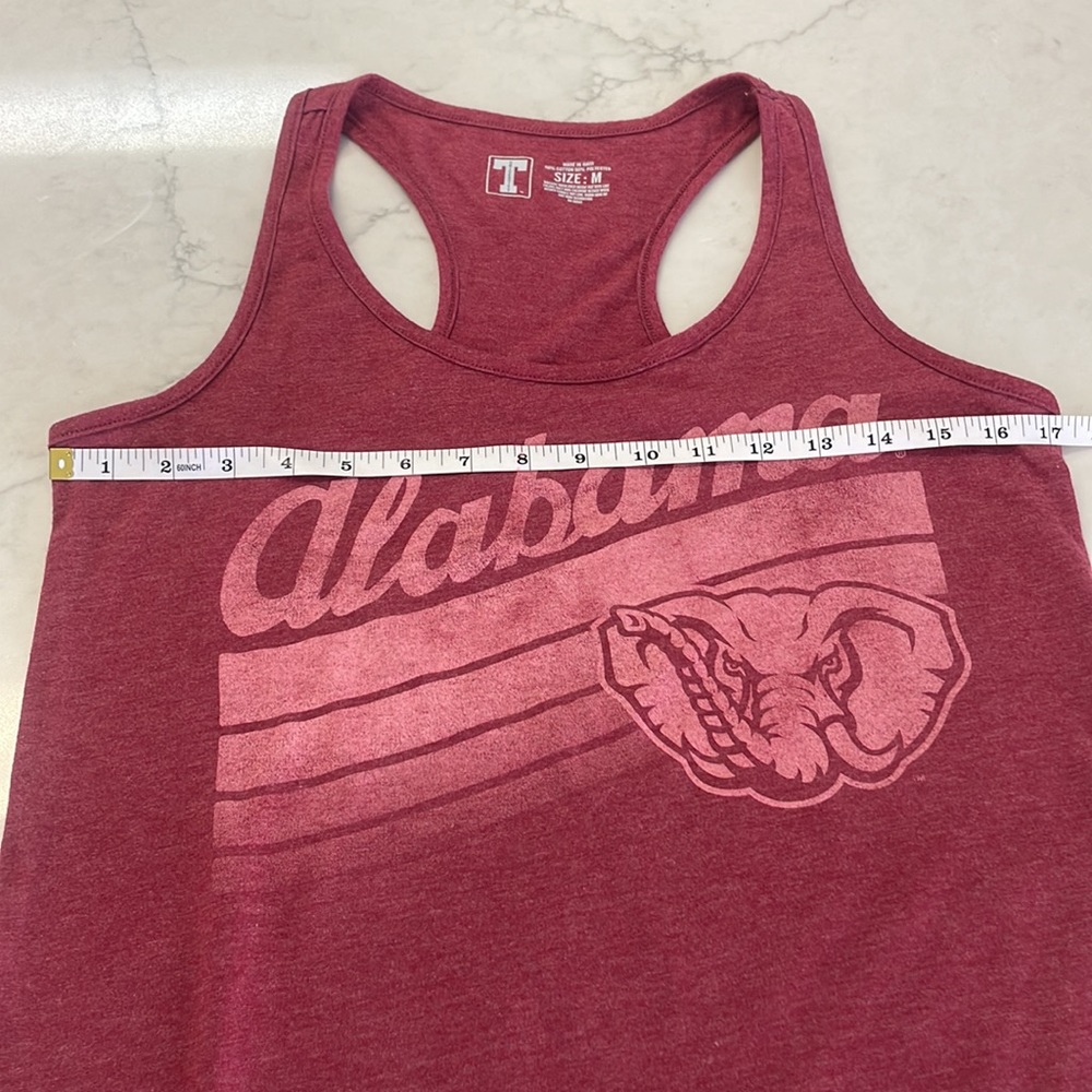 Alabama Red Racerback Tank Size Medium - Picture 5 of 7